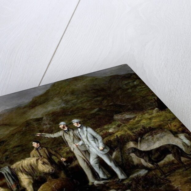 Stag Hunt in Scotland, 1852 by William Luker