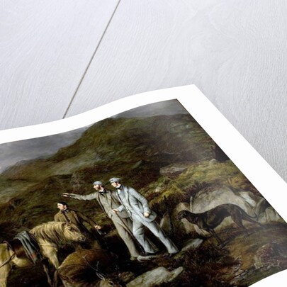 Stag Hunt in Scotland, 1852 by William Luker