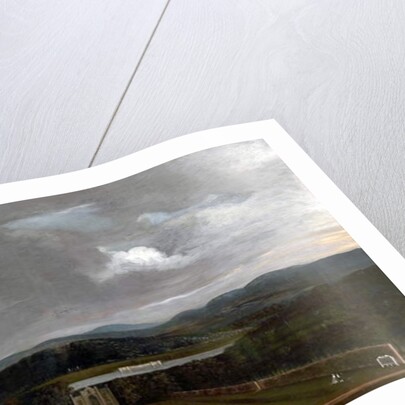 East View of Newstead Abbey, Nottinghamshire and the Great Garden, 1758 by Richard Byron