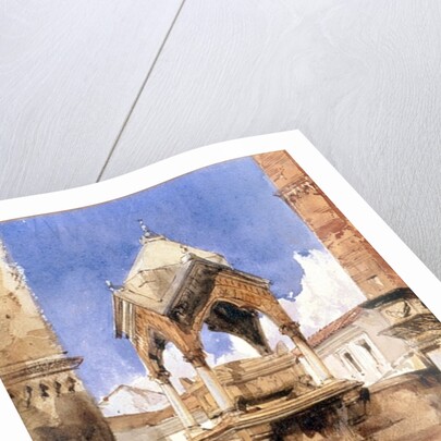 The Castelbarco Tomb, Verona, 1827 by Richard Parkes Bonington