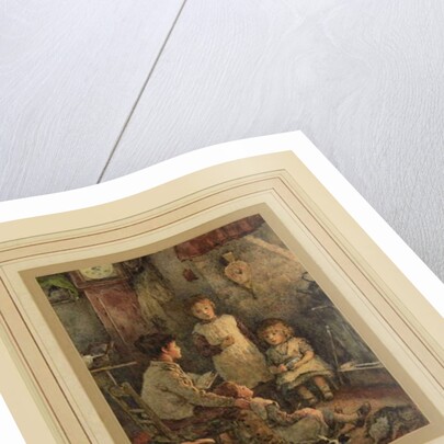 Children round the Fire by Alice Clausen