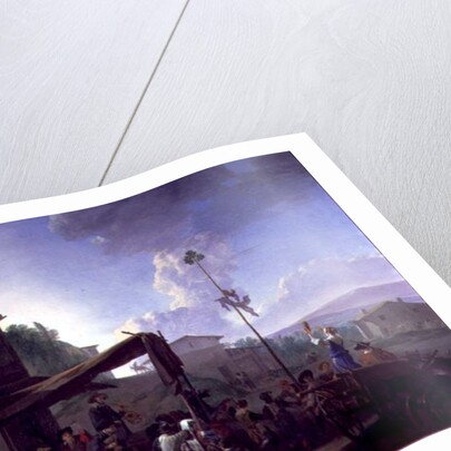 Village Scene with Peasants Merrymaking by Johannes Lingelbach