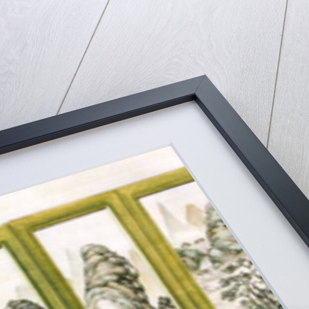 Old Man Seated with a Servant Reading by School Chinese