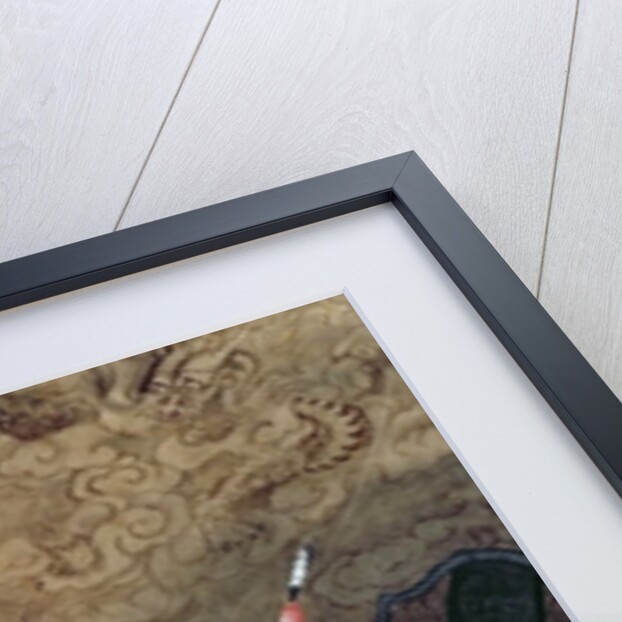 Seated Warrior with a Soldier by School Chinese