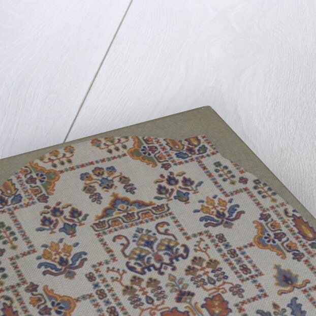 Carpet design by English School