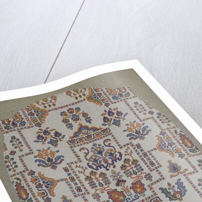 Carpet design by English School