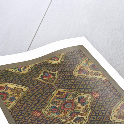 Carpet design by English School