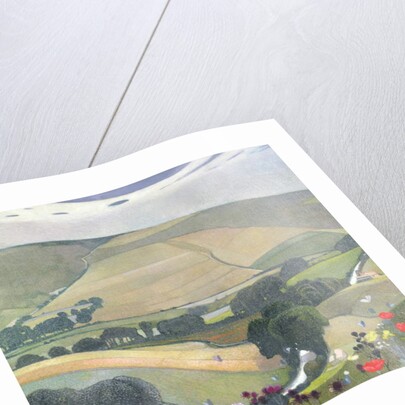 Thunderbarrow Hill, near Bramber by Edward Reginald Frampton