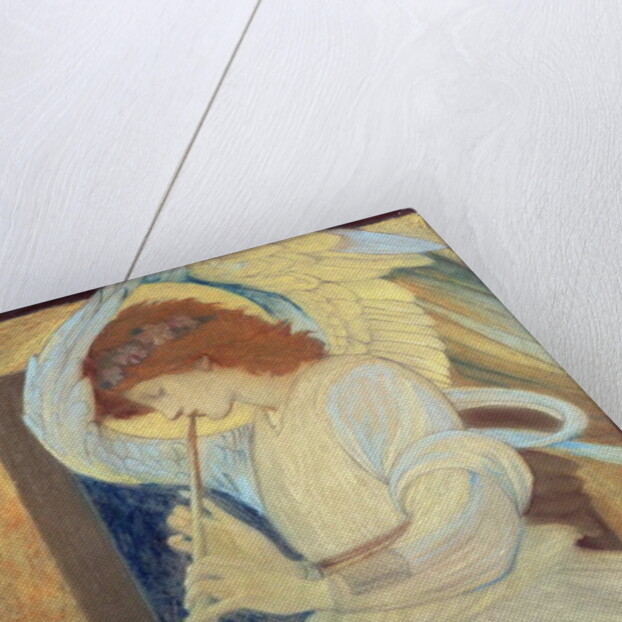 An Angel Playing a Flageolet by Edward Coley Burne-Jones