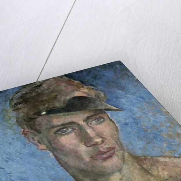 Young Man Wearing a Sun Visor by Glyn Warren Philpot