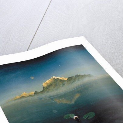 Mountain over Lake by Simon Cook