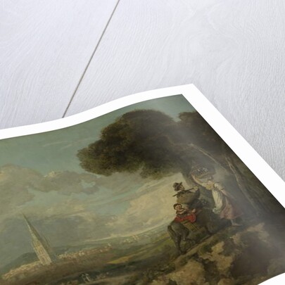 Coventry from Hillfields, c.1807 by Edward Junior Rudge