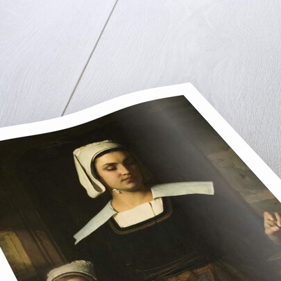 The Widow's Mite, 1869 by Emile Auguste Hublin