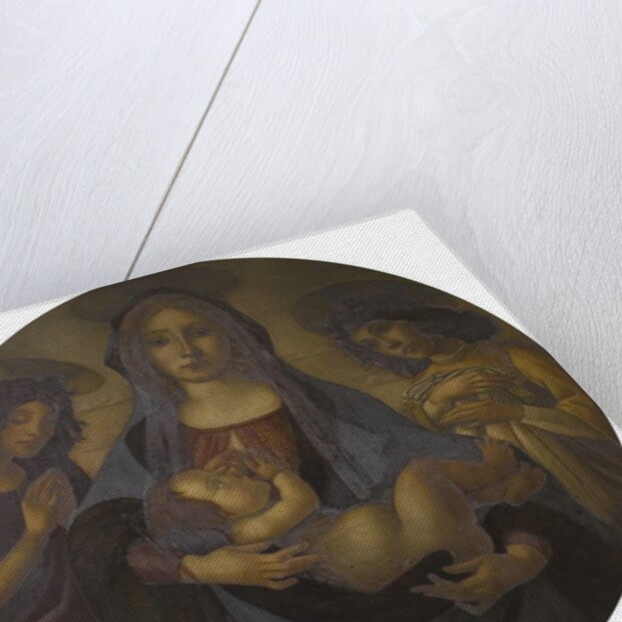 The Virgin and Child with Saint John and an Angel, late 19th-20th century by Helen (d.1937) Coombe