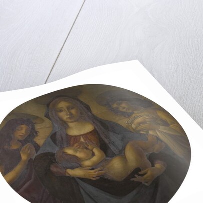 The Virgin and Child with Saint John and an Angel, late 19th-20th century by Helen (d.1937) Coombe