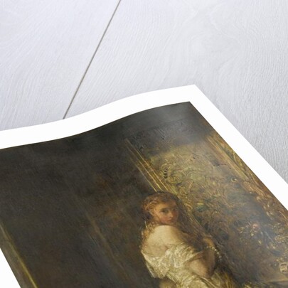 Woman in White, 1872 by Alfred Woolmer