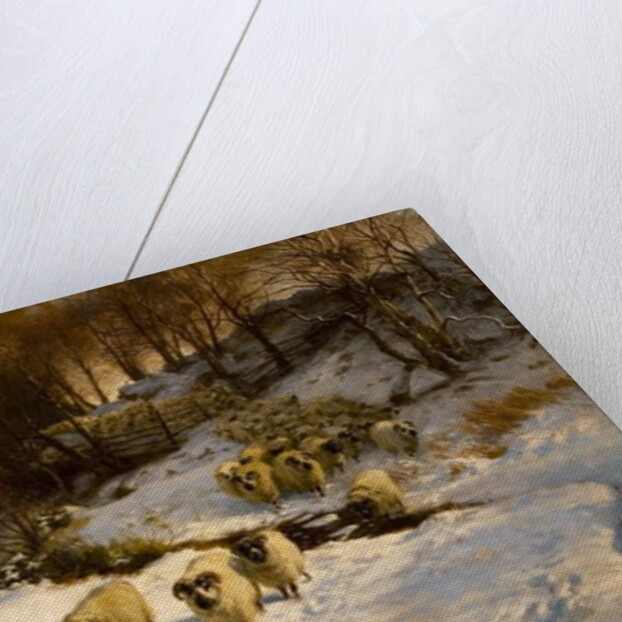 Sheep in the Snow, 1935 by Joseph Farquharson