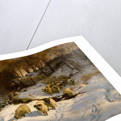 Sheep in the Snow, 1935 by Joseph Farquharson