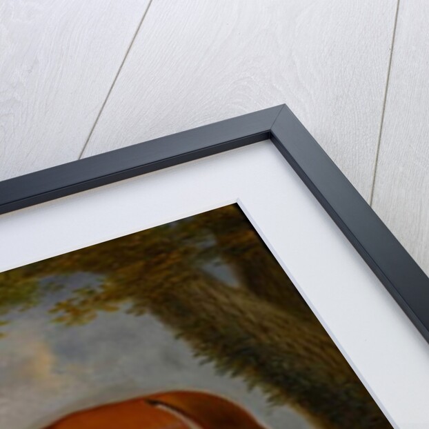 Chestnut Hunter in a Landscape, 1867 by Edwin Brown