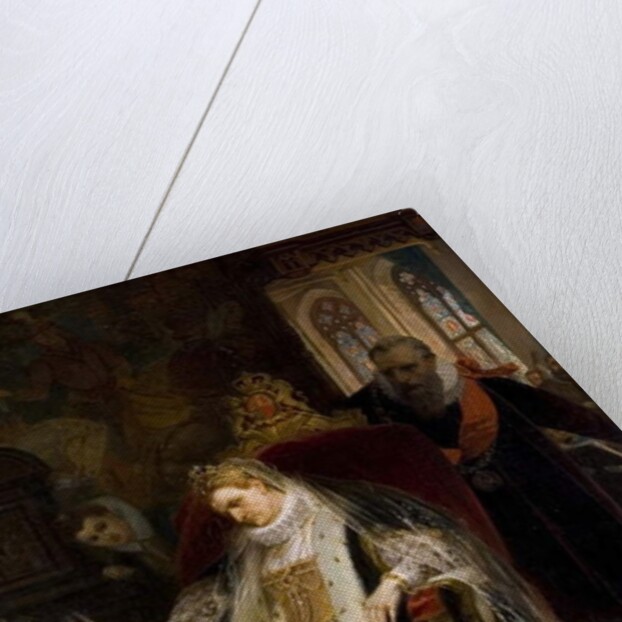 A Troubled Elizabeth, late 19th century by Charles Soubre