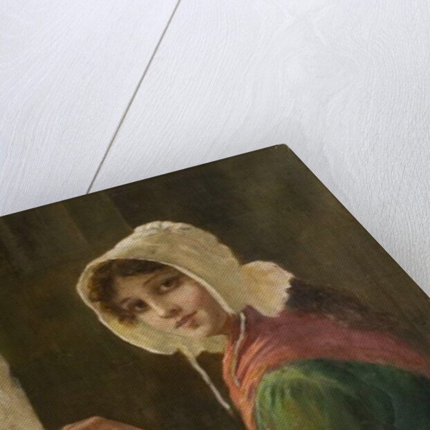 Young Woman Lacemaking, late 19th-early 20th century by David W. Haddon