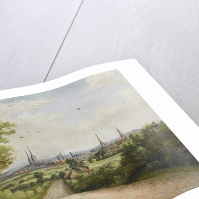 Coventry Spires from Barkers Butts Lane, early 20th century by William Howard Reeve