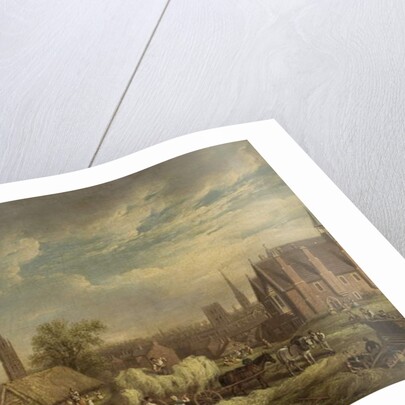 Haymaking at Coventry, mid-19th century by David Gee