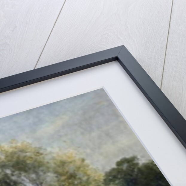 Landscape with Cottage Woman, late 19th-20th century by Ernest C. Walbourne