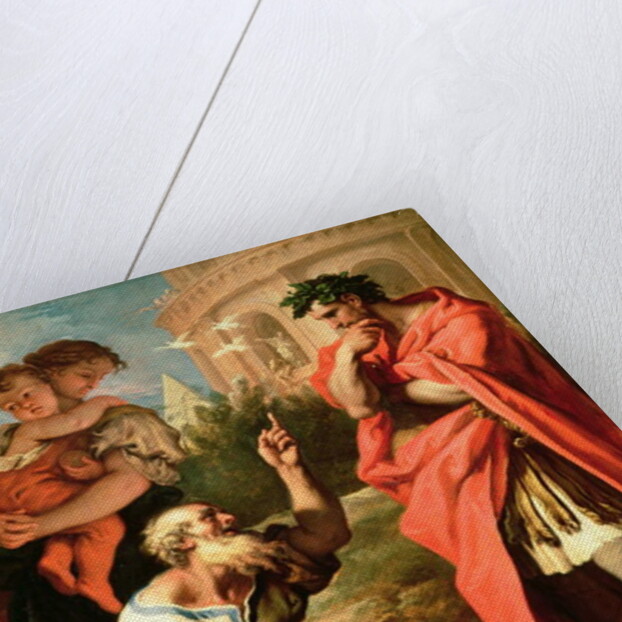 Tarquin the Elder consulting Attus Nevius the Augur by Sebastiano Ricci