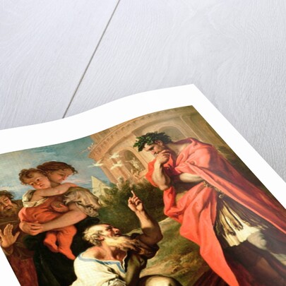 Tarquin the Elder consulting Attus Nevius the Augur by Sebastiano Ricci