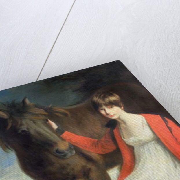 Portrait of Miss Emily Beauchamp with her Pony by John Opie