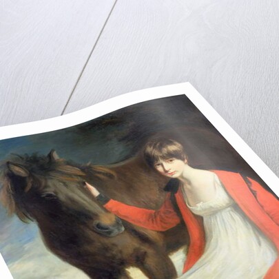 Portrait of Miss Emily Beauchamp with her Pony by John Opie