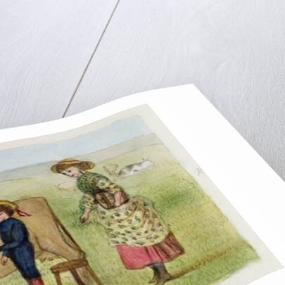 Milking Time, Addiscombe, 1883 by Rosa Petherick