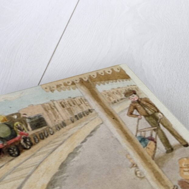 Catching the Train, Addiscombe, 1883 by Rosa Petherick