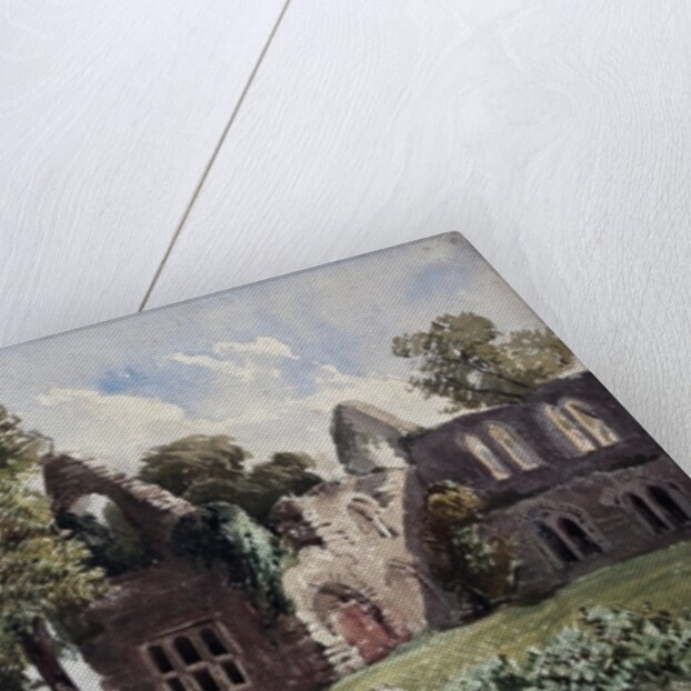 Ruined Abbey and Sheep by David Hall McKewan