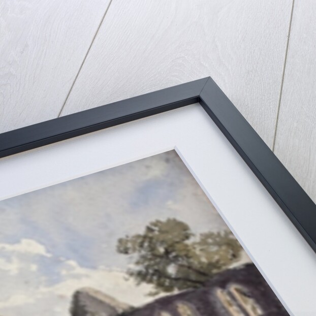 Ruined Abbey and Sheep by David Hall McKewan