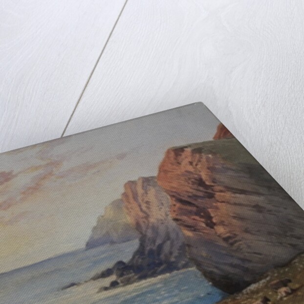 Dorset Coast at Sunset by David Hall McKewan