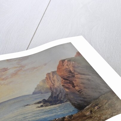 Dorset Coast at Sunset by David Hall McKewan