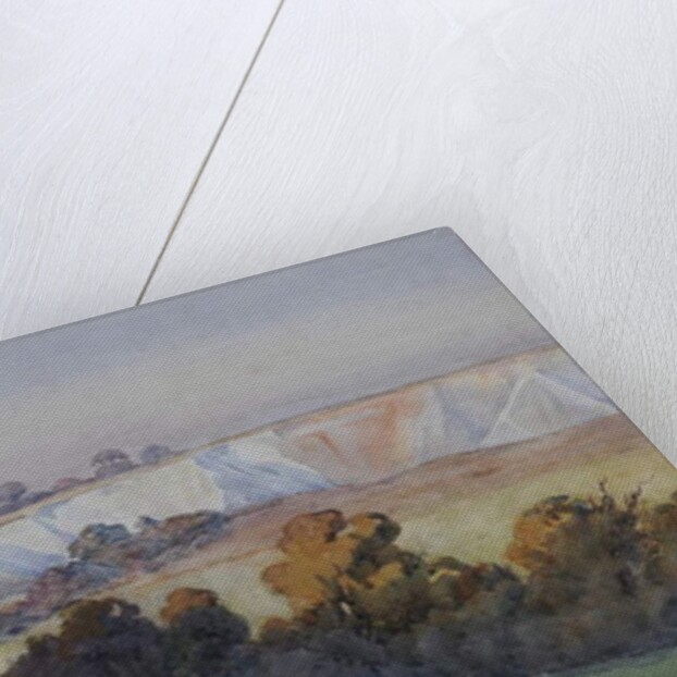 Coulsdon Quarry from Farthing Downs by Ethel Hall