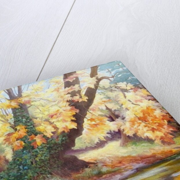 Autumn on the Darent, 1999 by Cristiana Angelini