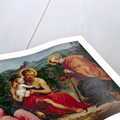 Holy Family and St.John the Baptist, 17th century by David the Younger Teniers