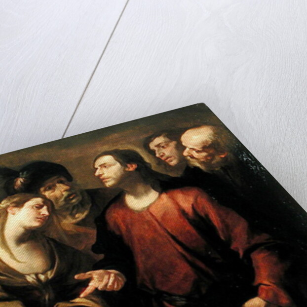 Christ and the Woman taken in Adultery by Gioacchino Assereto