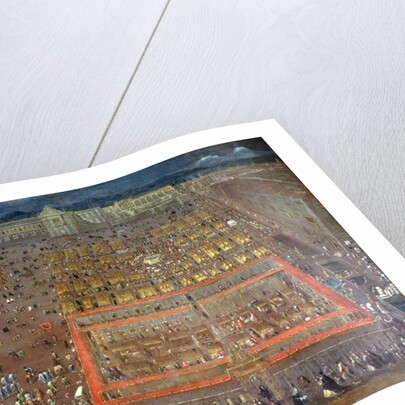 View of the Plaza Mayor, Mexico City, c.1695 by Cristobal de Villalpando