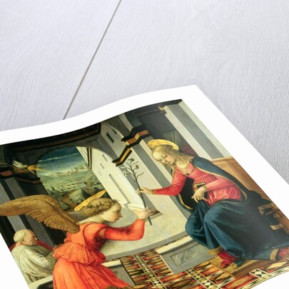 The Annunciation by Filippo (and workshop) Lippi