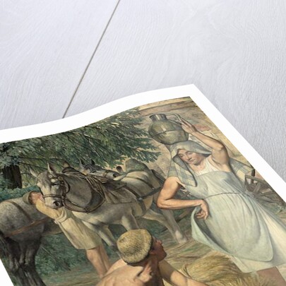 Return From the Fields c.1920-30 by Gustave Pierre