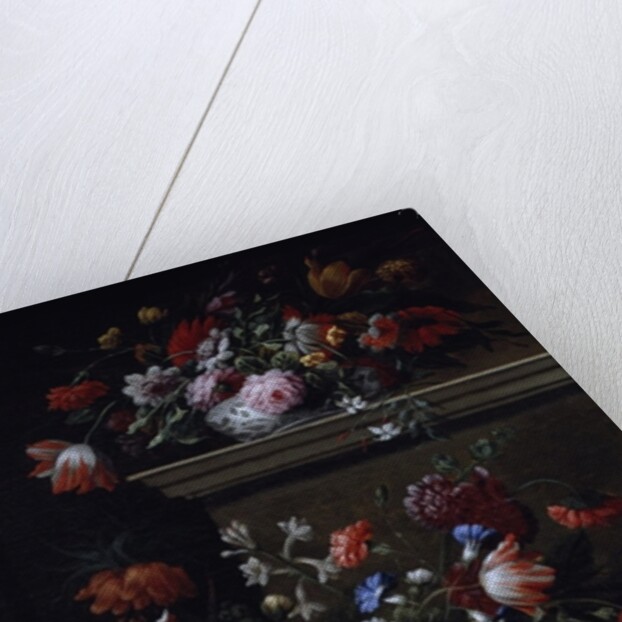 Still life of flowers by J-B & Bogdany Jakob (1660-1724) Monnoyer