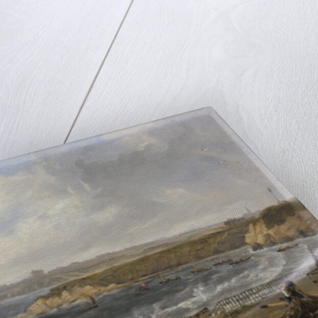 Cullercoats looking towards Tynemouth - Flood tide, 1845 by John Wilson Carmichael