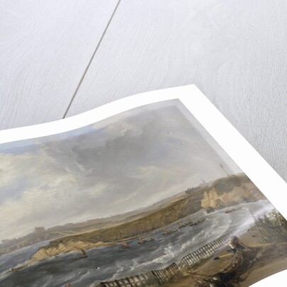 Cullercoats looking towards Tynemouth - Flood tide, 1845 by John Wilson Carmichael
