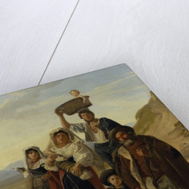 Italian Peasants at Albano by Franz Ludwig Catel