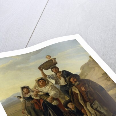 Italian Peasants at Albano by Franz Ludwig Catel